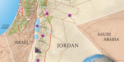 Kingdom of Jordan hartă