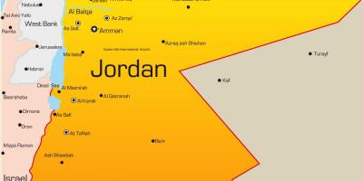 Harta Jordan orientul mijlociu